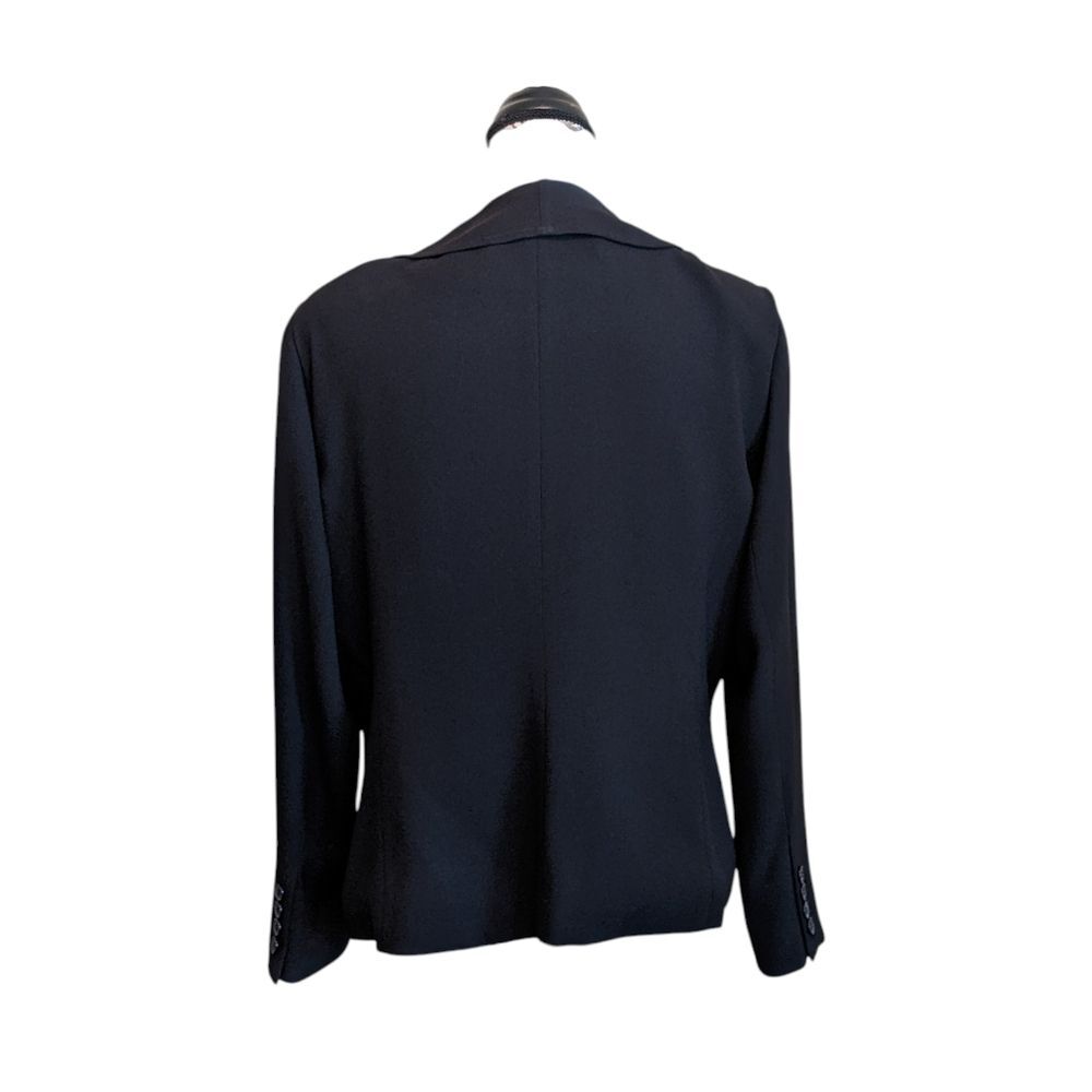 Nygard Blazer Women's Black Suit Jacket Lined Black Feminine Career Classic L - Picture 2 of 8